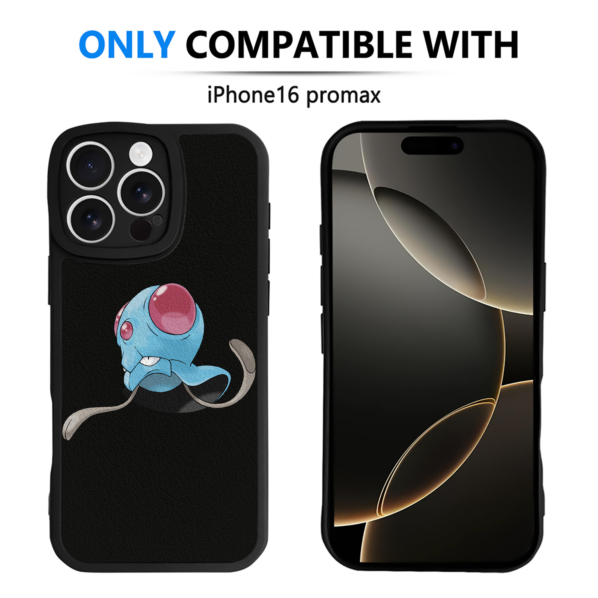 （画像用） ポケットモンスター Pokémon 【iPhone 16シリーズ対応】シリコンスマホケース（レザー調） 材質：シリコン